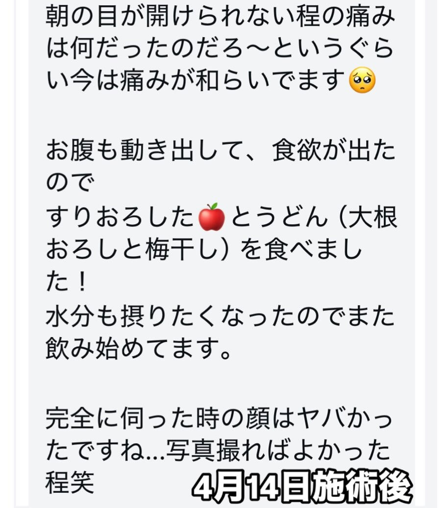本日ご来院の患者さん